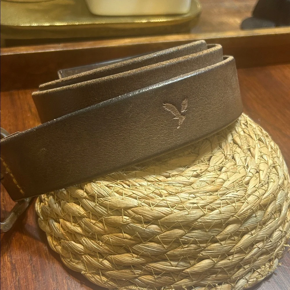 American Eagle Classic Brown Soft Leather Belt